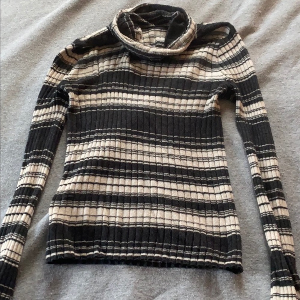 Striped Turtleneck